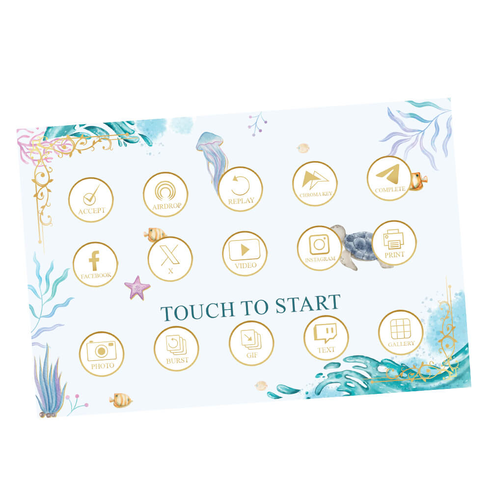 Under The Sea Welcome Screen, Baby Showers for boys or girls  |   LHC07D