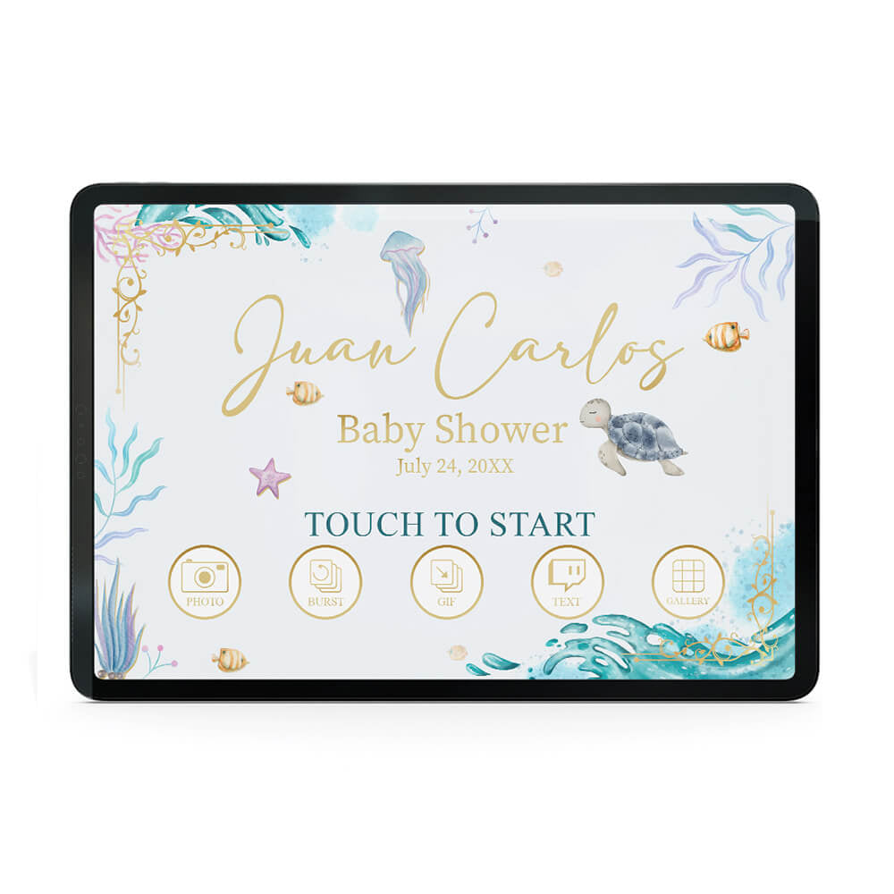 Under The Sea Welcome Screen, Baby Showers for boys or girls  |   LHC07D