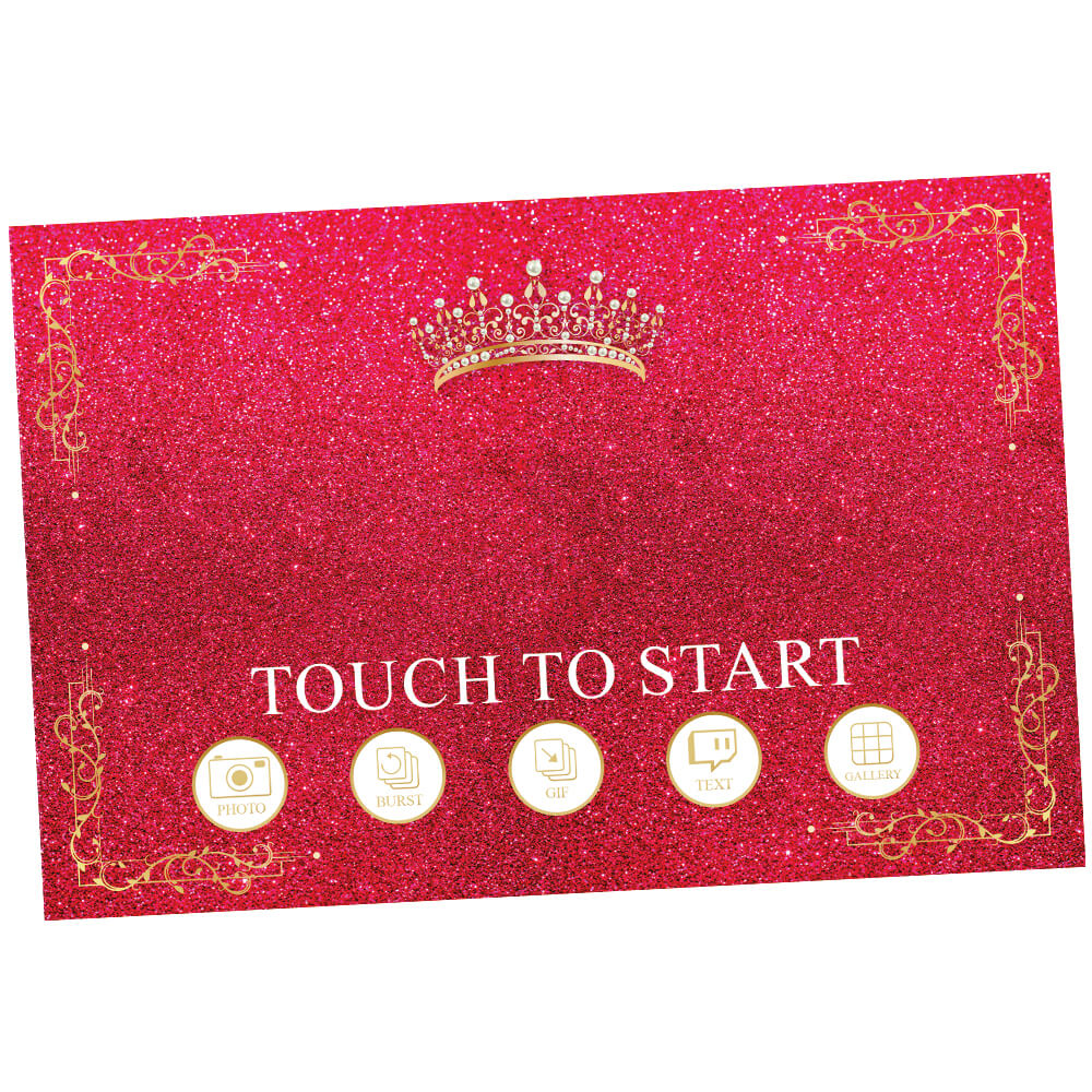 Quinceañera Gold Crown Welcome Screen, Pink Barbie  |   LHC23E