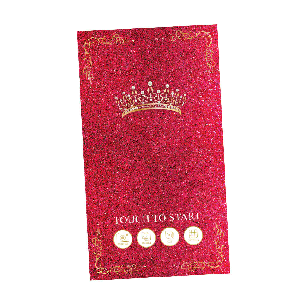 Quinceañera Gold Crown iPad Welcome Screens, Barbie Pink Birthday | LHC24K