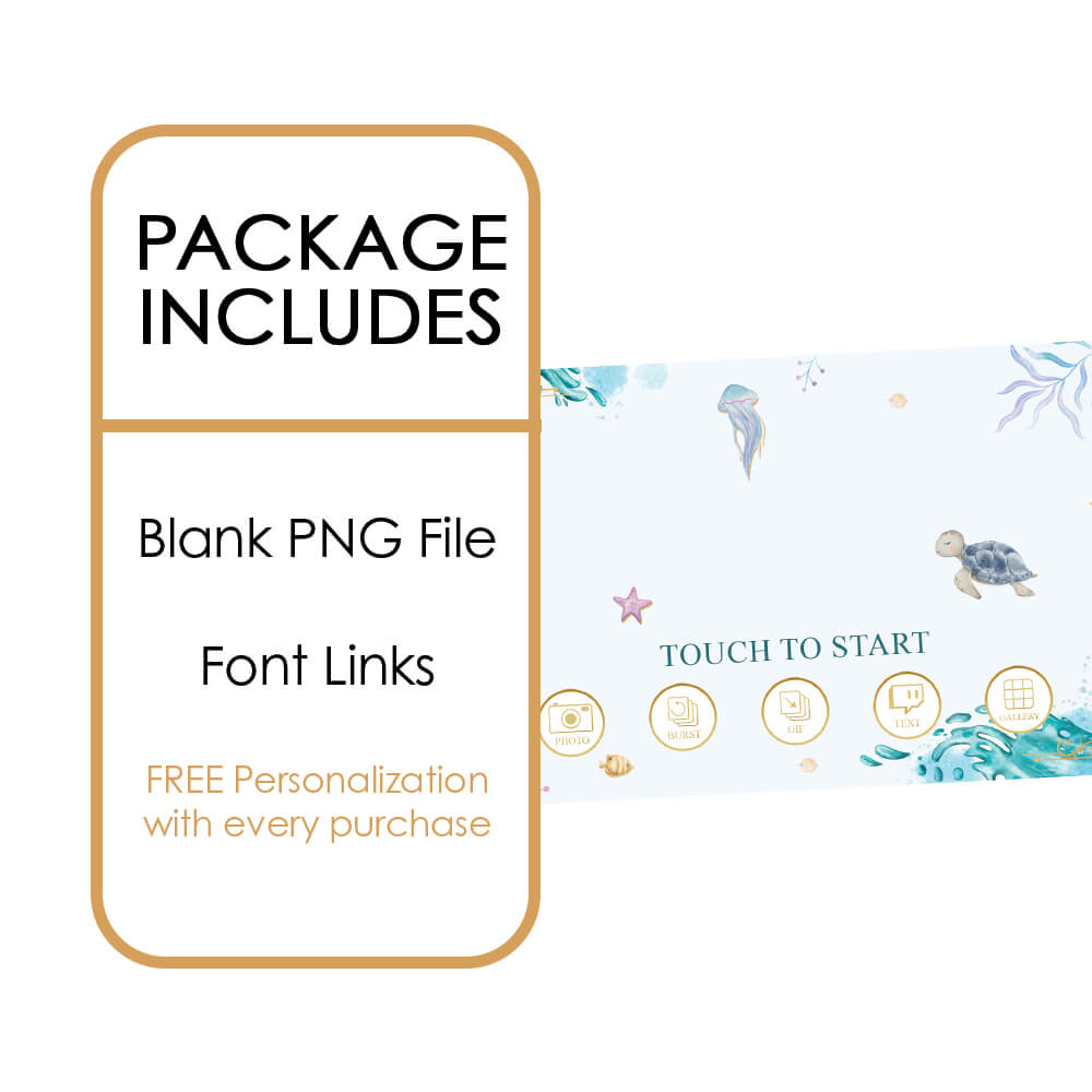 Under The Sea Welcome Screen, Baby Showers for boys or girls  |   LHC07D